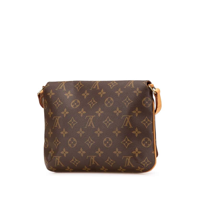 Louis Vuitton Monogram Musette Tango Short Strap Brown Canvas Good condition - Back View