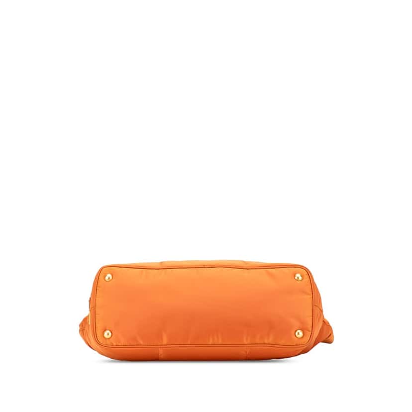 Prada Tessuto Canapa Logo Tote Orange Good condition - Inside View
