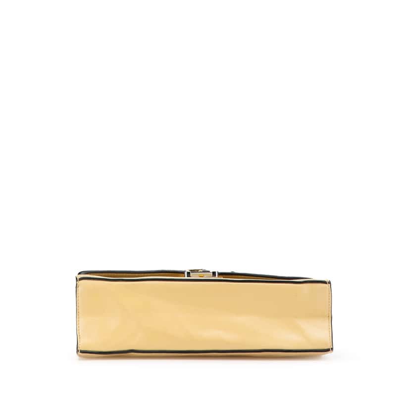 Gucci Small Bicolor Leather Zumi Flap Crossbody Brown Leather Good condition - Inside View