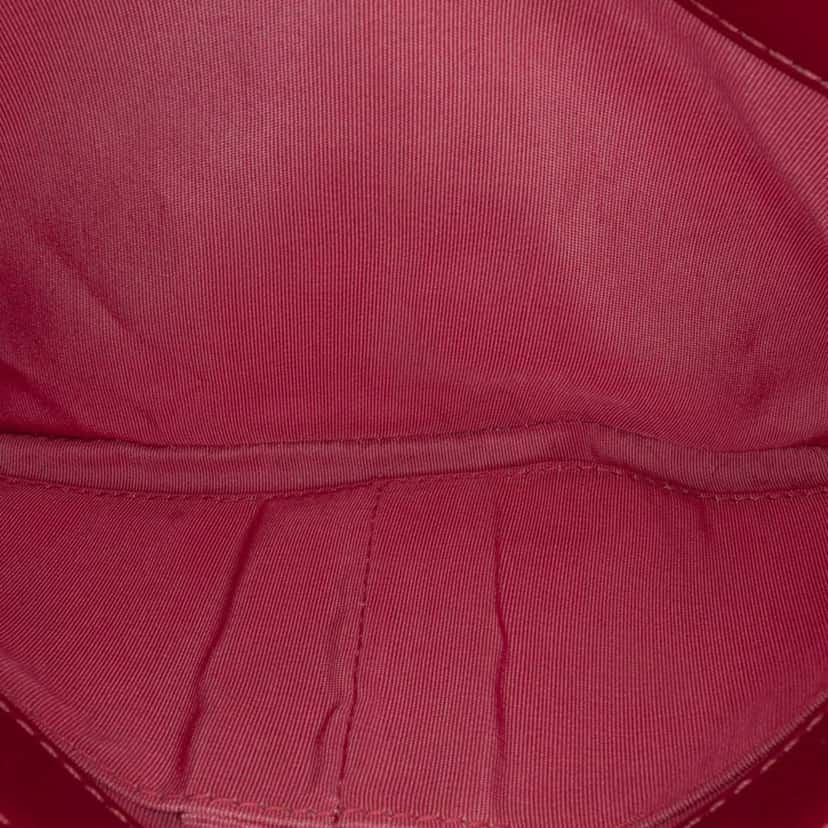 Chanel CC Lambskin and Tweed Flap Red Leather Good condition - Box View
