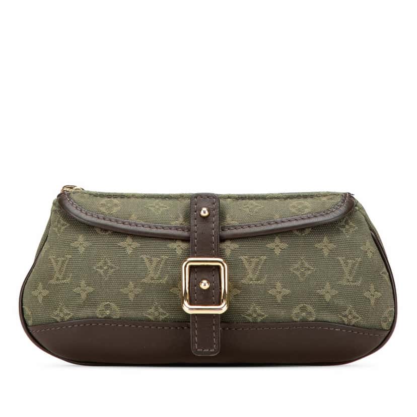 Louis Vuitton Monogram Mini Lin Anne Sophie Pouch Green Canvas Good condition - Front View