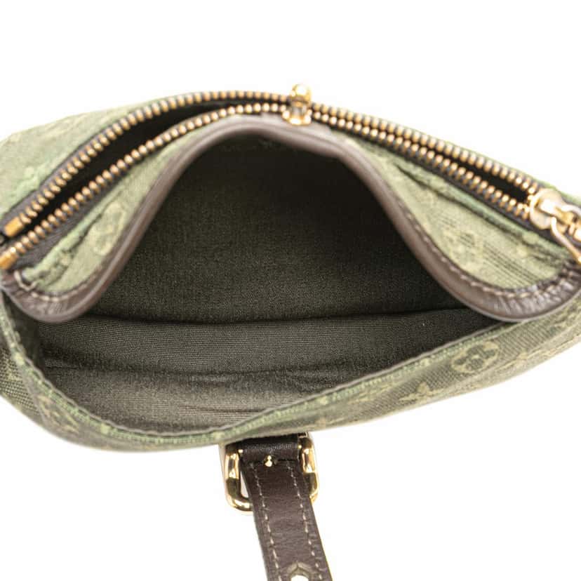 Louis Vuitton Monogram Mini Lin Anne Sophie Pouch Green Canvas Good condition - Box View