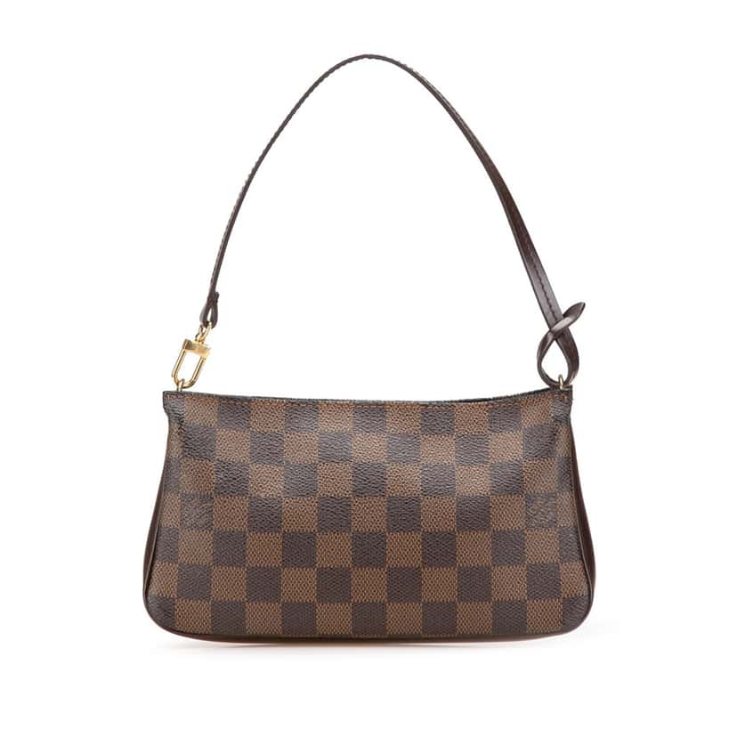Louis Vuitton Damier Ebene Navona Brown Canvas Good condition - Front View