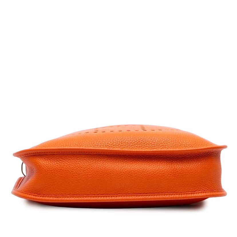 Hermès Clemence Evelyne III PM Orange Leather Good condition - Inside View