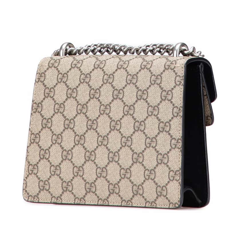 Gucci Mini GG Supreme Dionysus Crossbody Brown Canvas Good condition - Back View