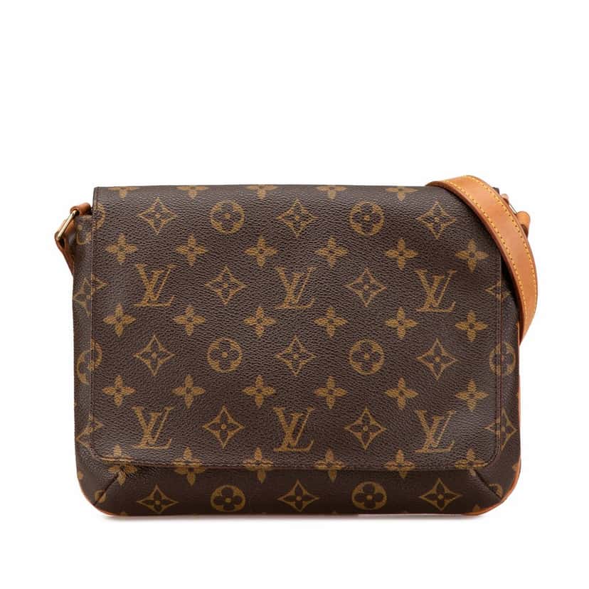 Louis Vuitton Monogram Musette Tango Short Strap Brown Canvas Good condition - Front View