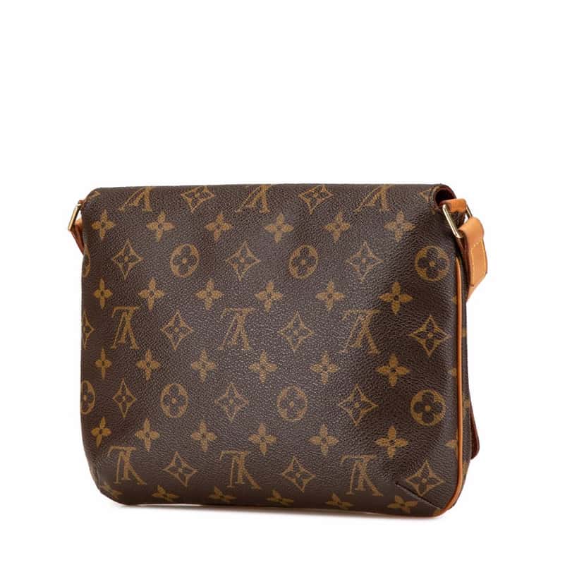 Louis Vuitton Monogram Musette Tango Short Strap Brown Canvas Good condition - Back View