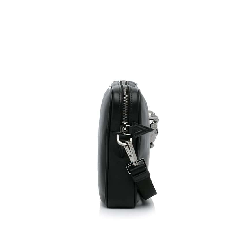 Versace Medusa Clutch Black Leather Good condition - Inside View