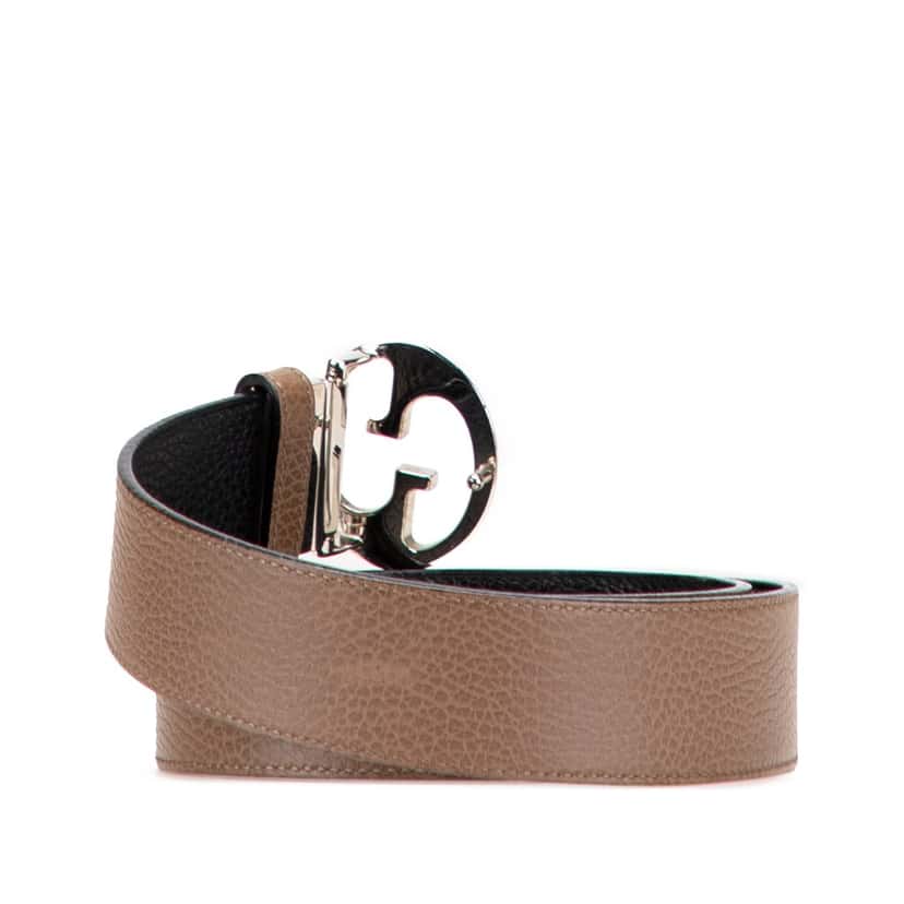 Gucci Leather 1973 Reversible Belt Brown Leather Good condition - Inside View