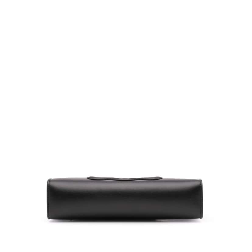 Celine Smooth Calfskin Cuir Triomphe Shoulder Bag Black Leather Good condition - Inside View