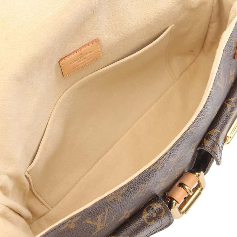 Louis Vuitton Monogram Hudson PM Brown Canvas Good condition - Inside View
