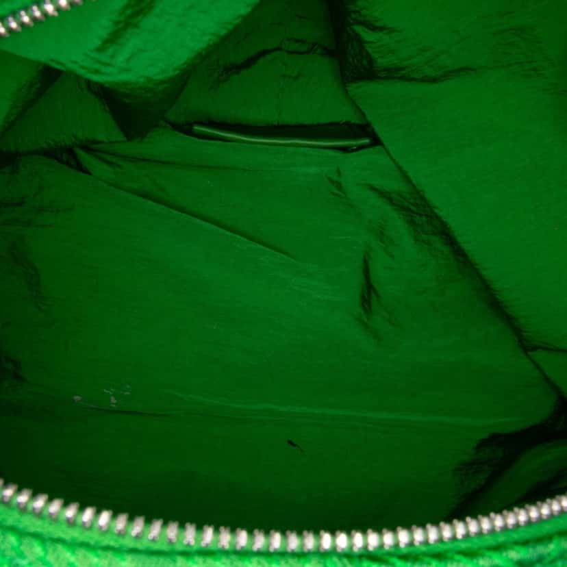 Bottega Veneta Mini Jacquard Intrecciato Double Knot Bag Green Jacquard Good condition - Model View