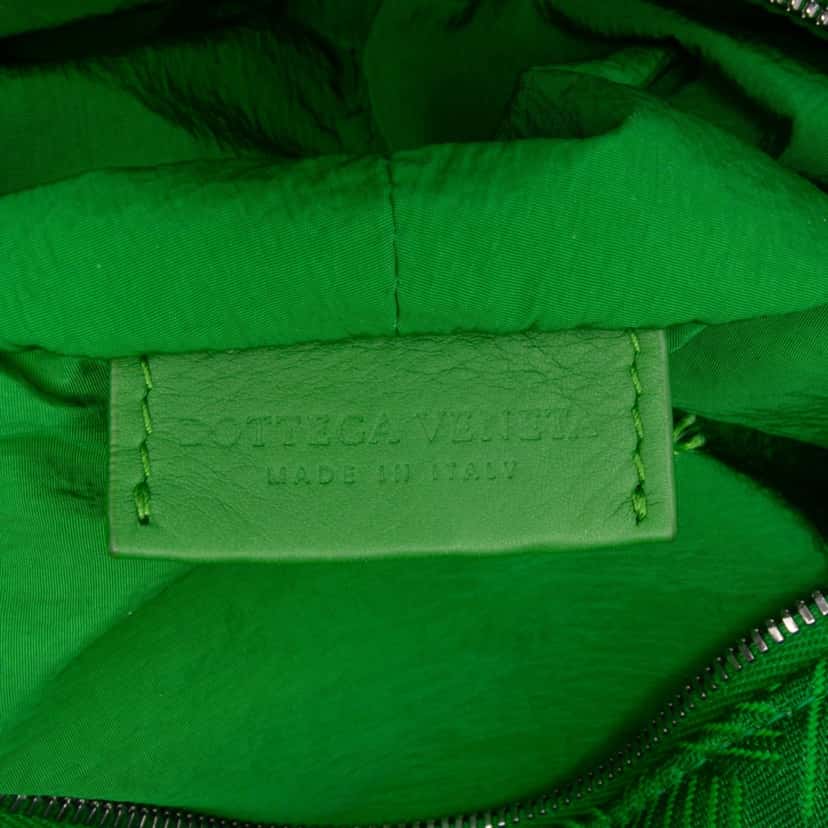 Bottega Veneta Mini Jacquard Intrecciato Double Knot Bag Green Jacquard Good condition - Box View