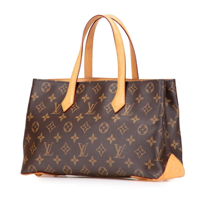 Louis Vuitton Monogram Wilshire PM Brown Canvas Good condition - Back View