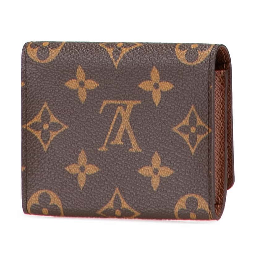 Louis Vuitton Monogram Enveloppe Carte De Visite Brown Canvas Good condition - Back View