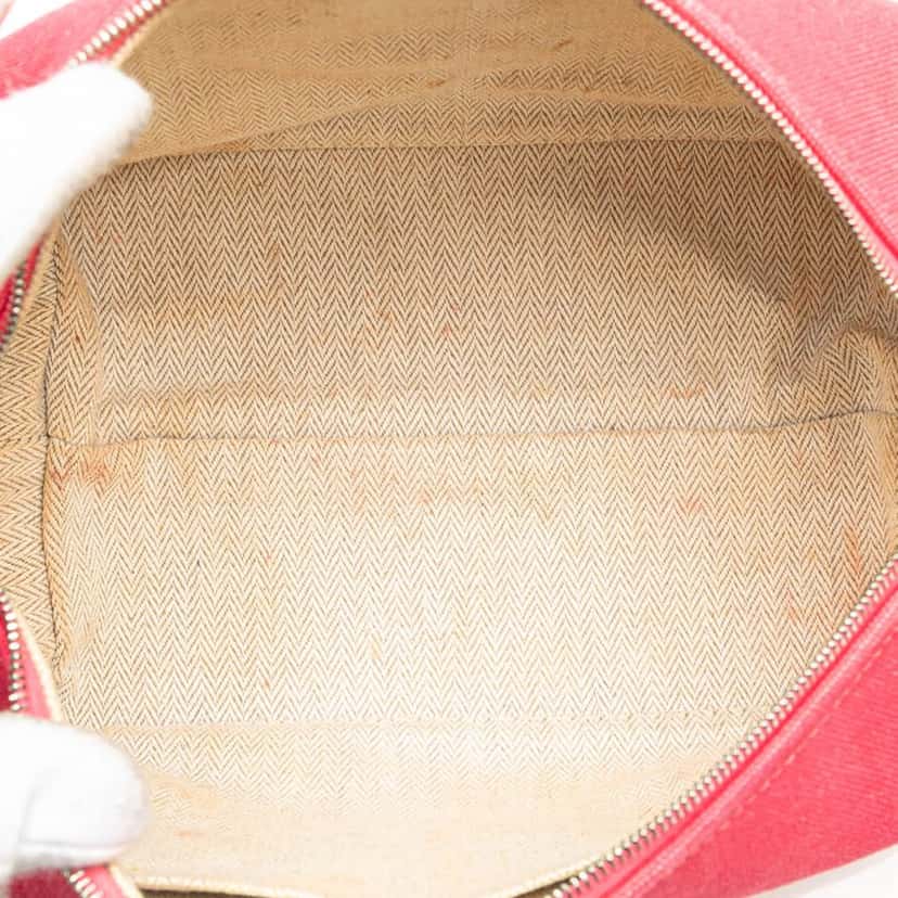 Hermès Small Canvas Bride A Brac Pink Canvas Good condition - Model View