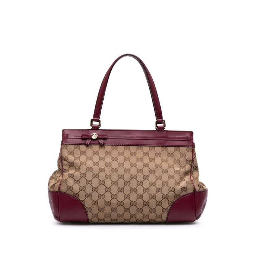Gucci GG Canvas Mayfair Tote Brown Canvas Good condition - Front View