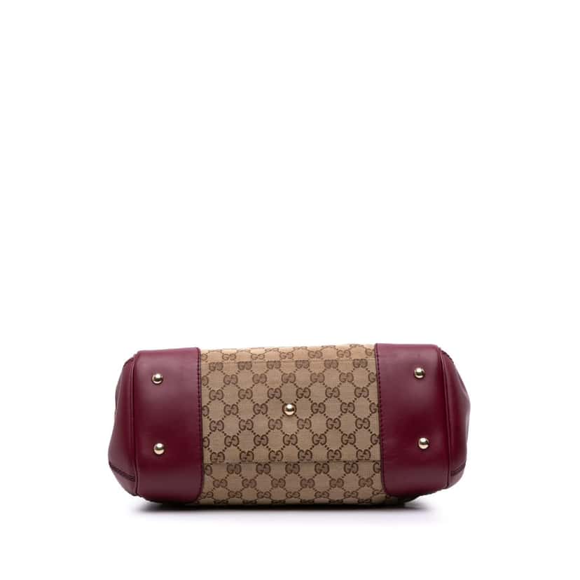 Gucci GG Canvas Mayfair Tote Brown Canvas Good condition - Inside View