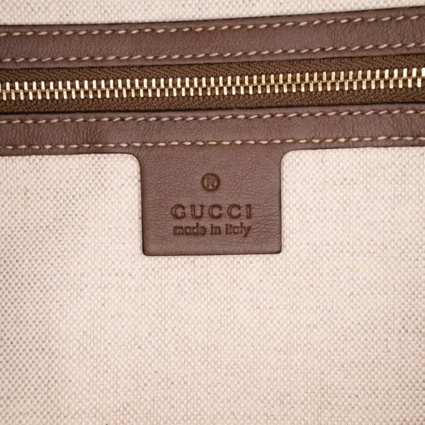 Gucci Large GG Supreme Nice Dome Satchel Brown Canvas Good condition - Box View
