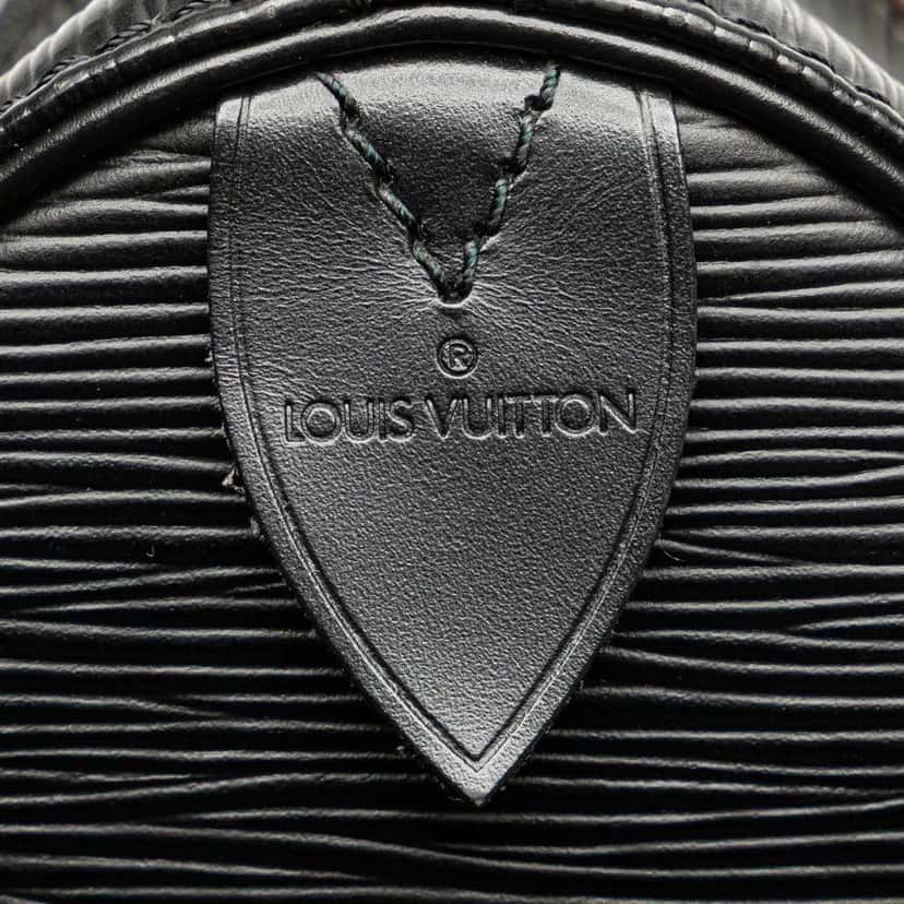 Louis Vuitton Epi Speedy 25 Black Leather Good condition - Box View
