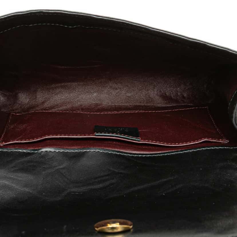 Gucci Small Leather Zumi Satchel Black Leather Good condition - Model View