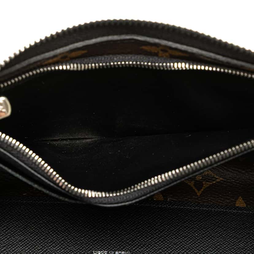 Louis Vuitton Monogram Macassar Zippy Dragonne Wallet Brown Canvas Good condition - Box View
