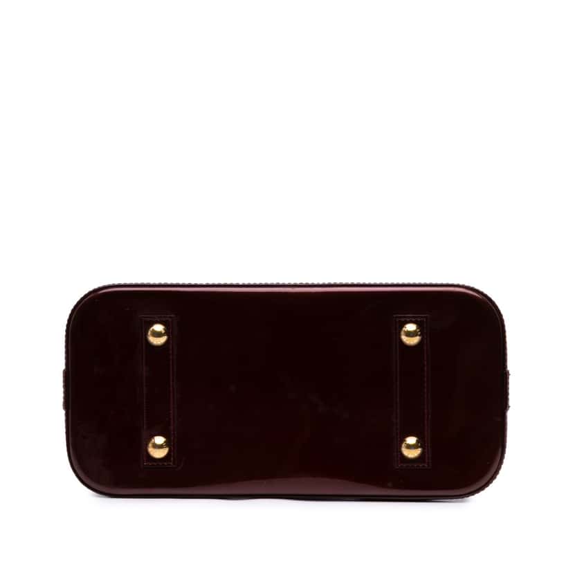 Louis Vuitton Monogram Vernis Alma PM Red Leather Good condition - Inside View