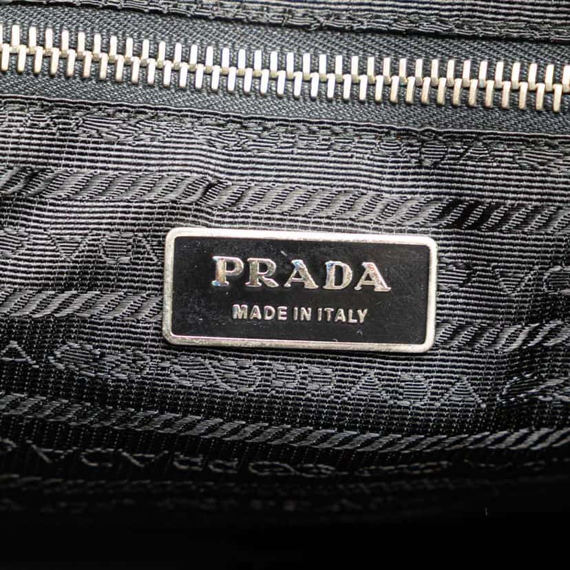 Prada Tessuto Satchel Black Good condition - Box View