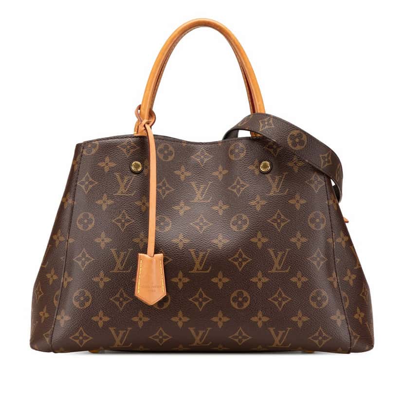 Louis Vuitton Monogram Montaigne MM Brown Canvas Good condition - Front View