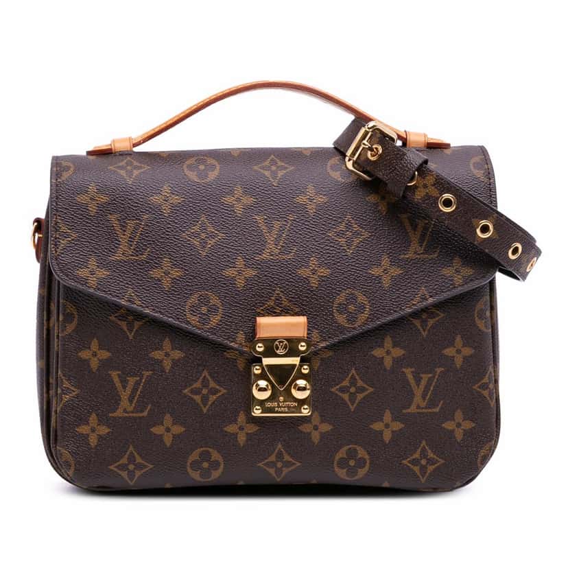 Louis Vuitton Monogram Pochette Metis Brown Canvas Good condition - Front View
