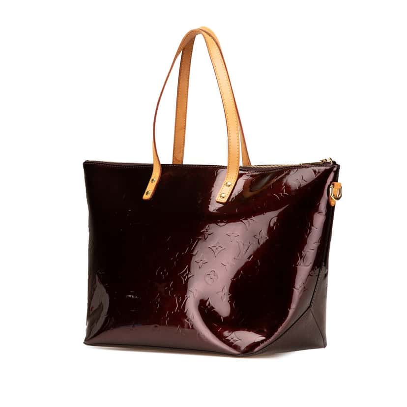 Louis Vuitton Monogram Vernis Bellevue GM Purple Leather Good condition - Back View