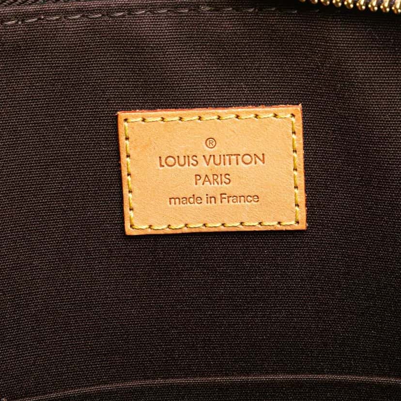 Louis Vuitton Monogram Vernis Bellevue GM Purple Leather Good condition - Box View