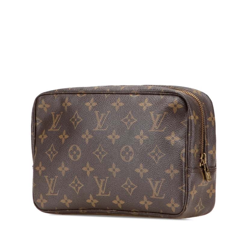 Louis Vuitton Monogram Trousse Toilette 23 Brown Canvas Good condition - Back View