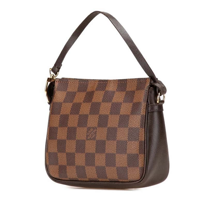 Louis Vuitton Damier Ebene Trousse Pochette Brown Canvas Very good condition - Back View