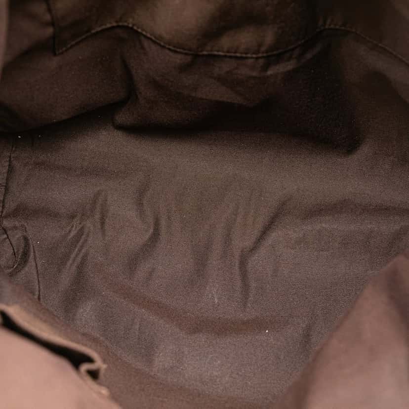 Gucci GG Canvas Web Tote Brown Canvas Good condition - Model View
