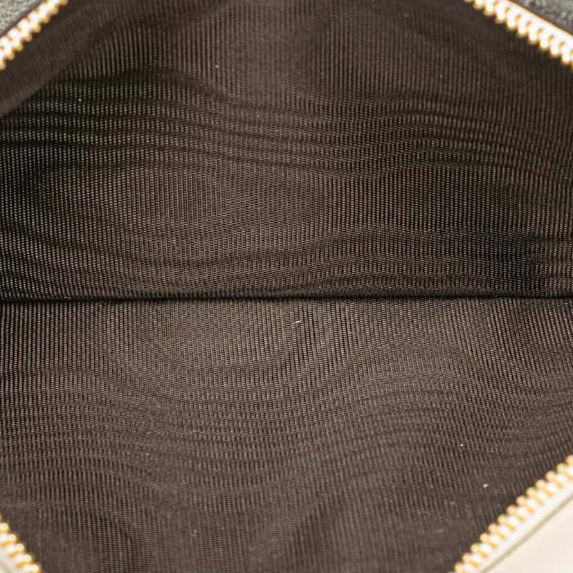 Gucci GG Supreme Horsebit 1955 Wallet On Chain Brown Canvas Good condition - Model View