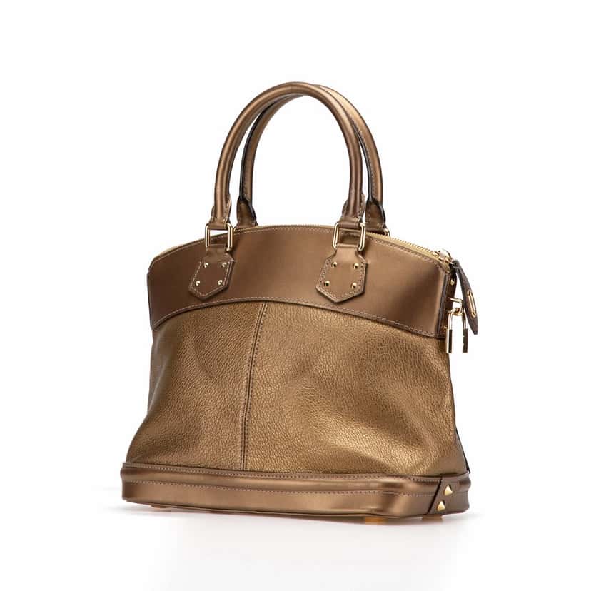 Louis Vuitton Suhali Lockit PM Brown Leather Good condition - Back View