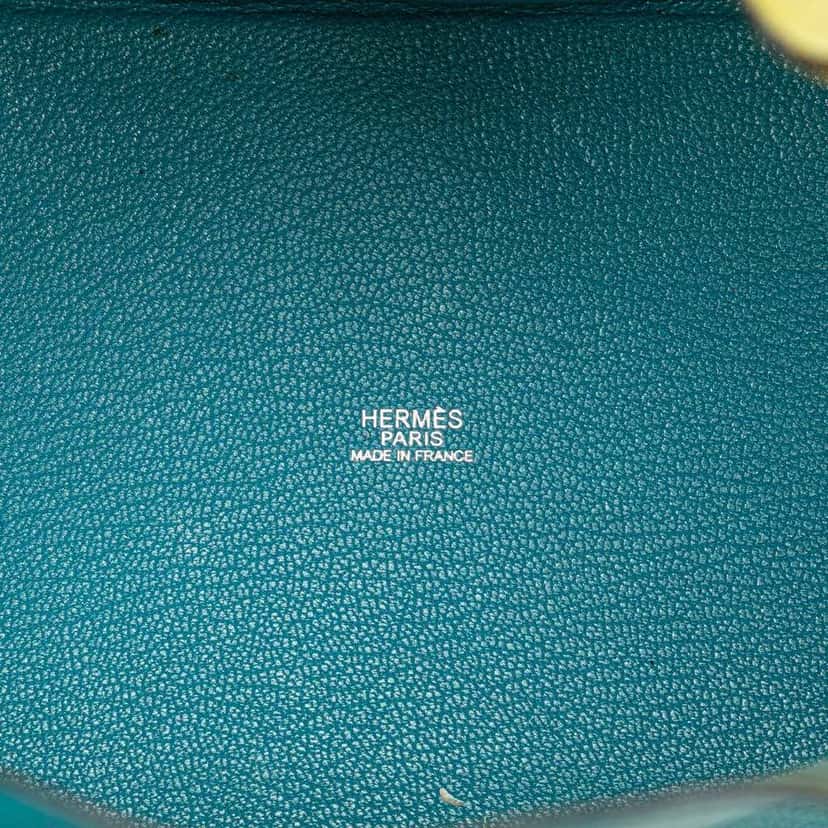 Hermès Bicolor Clemence Picotin 18 Blue Leather Good condition - Box View