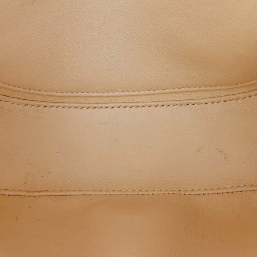 Celine Small Satinated Calfskin Crecy Flap Crossbody Brown Leather Good condition - Model View