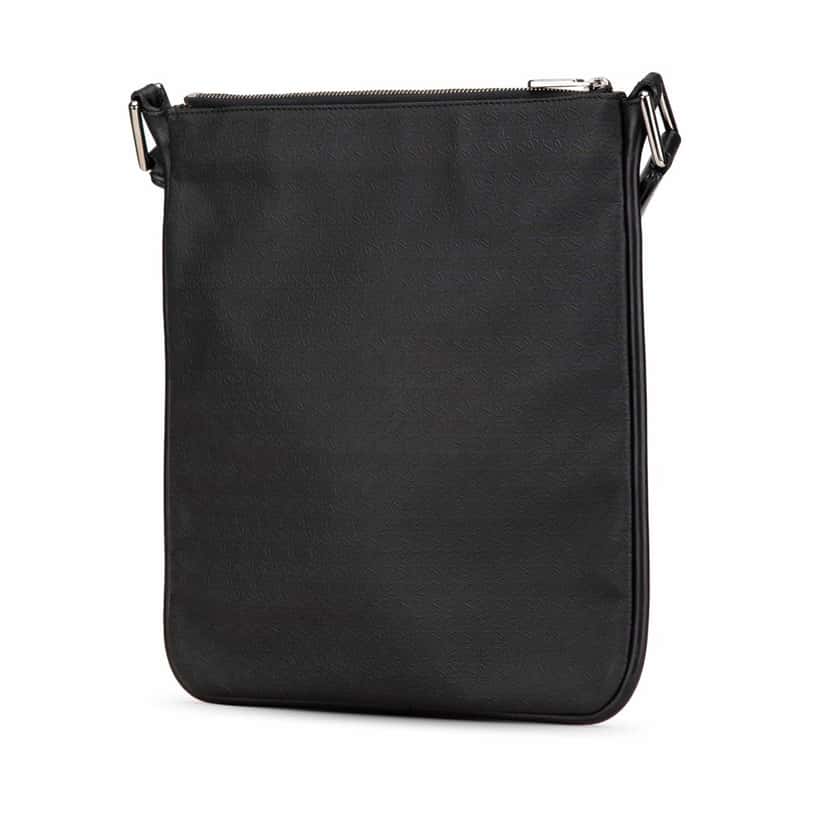 Loewe Anagram Leather Crossbody Black Leather Good condition - Back View