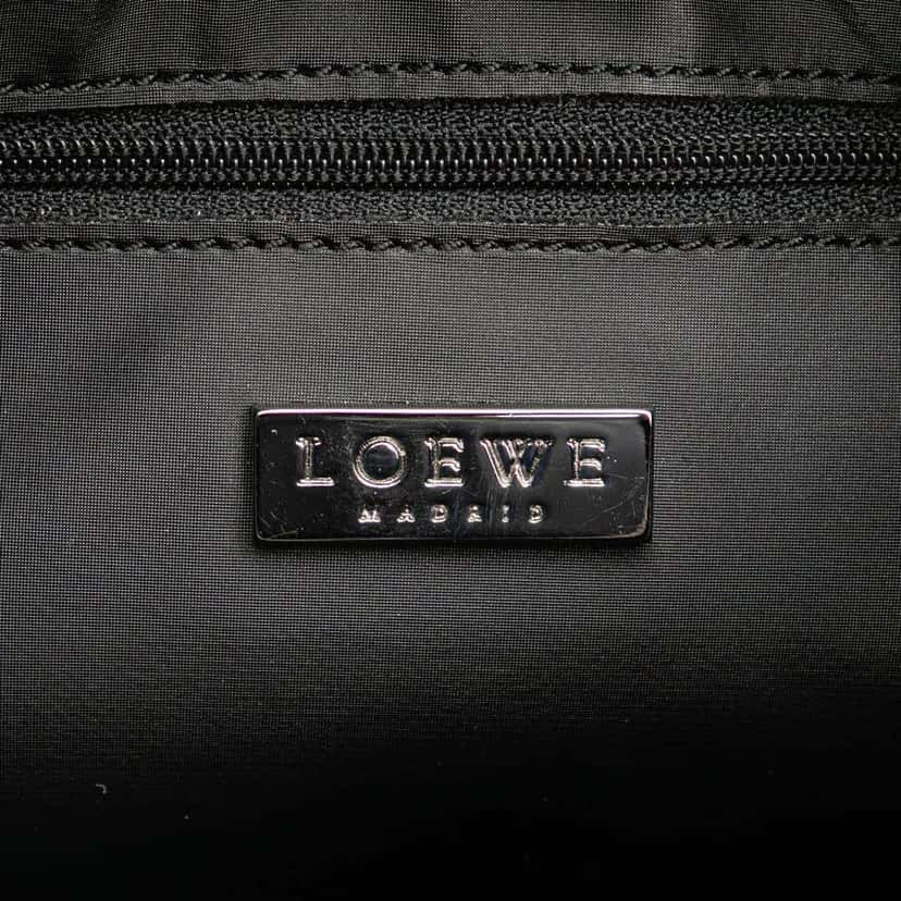 Loewe Anagram Leather Crossbody Black Leather Good condition - Box View