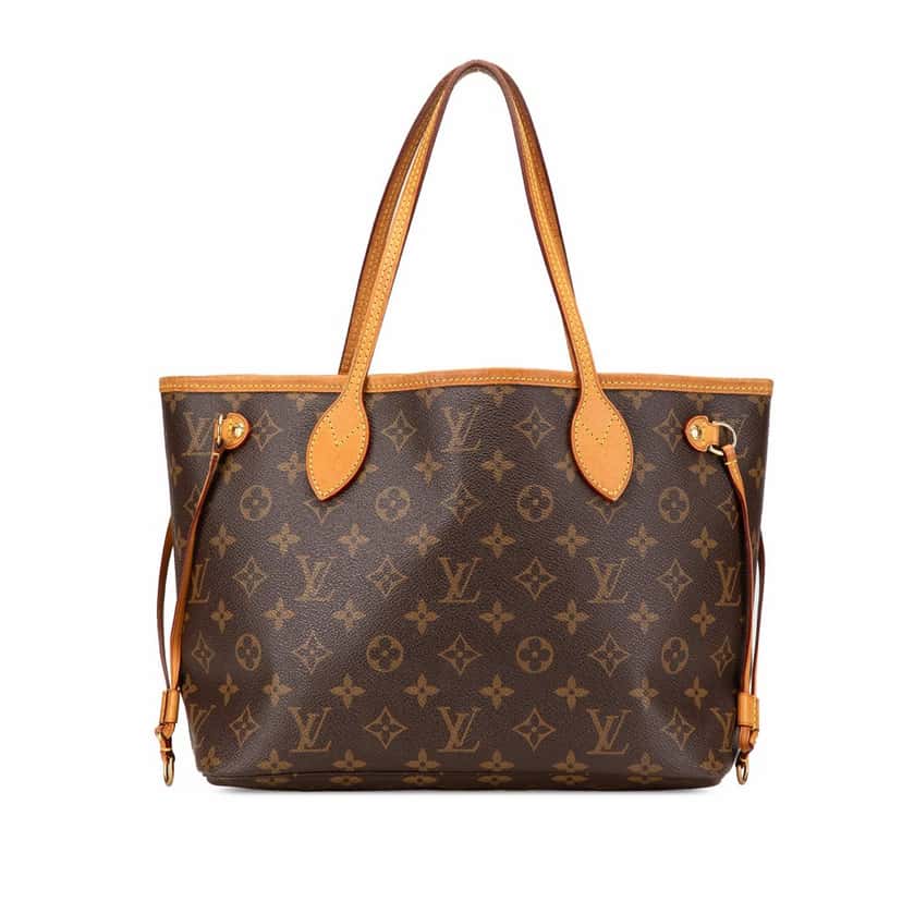 Louis Vuitton Monogram Neverfull PM Brown Canvas Good condition - Front View