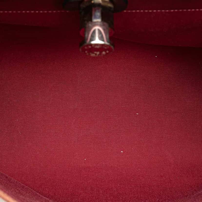 Hermès Toile Herbag Zip 31 Pink Canvas Fair condition - Model View