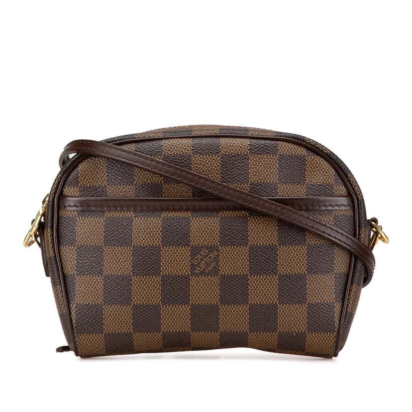 Louis Vuitton Damier Ebene Ipanema Pochette Brown Canvas Good condition - Front View