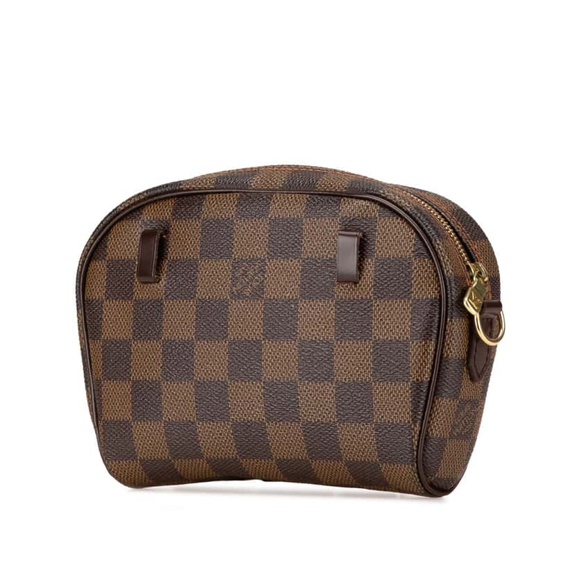 Louis Vuitton Damier Ebene Ipanema Pochette Brown Canvas Good condition - Back View