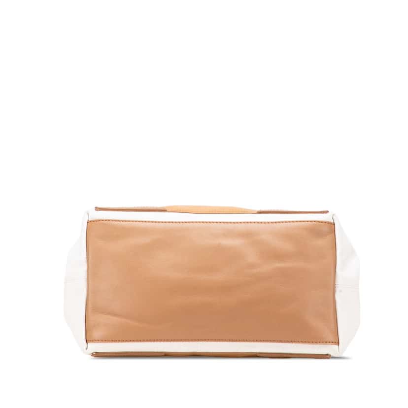 Balenciaga Canvas Navy Cabas S Tote White Canvas Good condition - Inside View