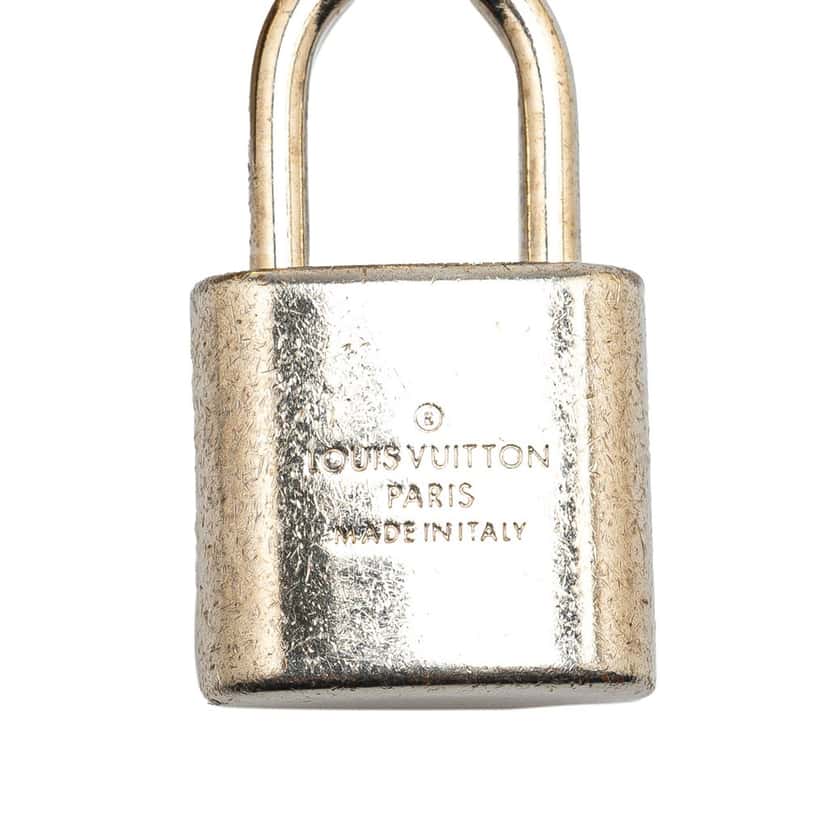 Louis Vuitton Kaleido V Bag Charm and Key Holder Gold Metal Fair condition - Inside View