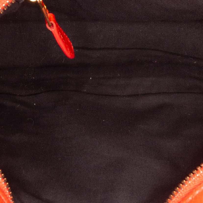 Balenciaga Mini Lambskin Motocross City Giant 21 Satchel Red Leather Fair condition - Model View