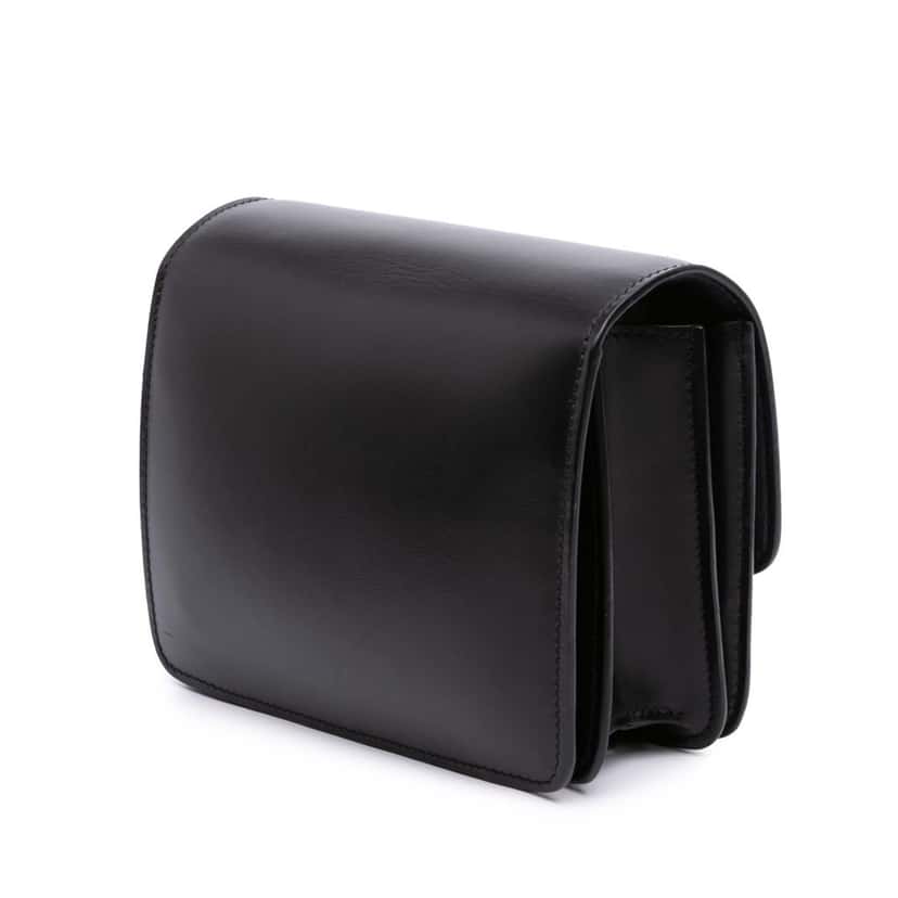 Celine Small Calfskin Classic Box Black Leather Good condition - Back View