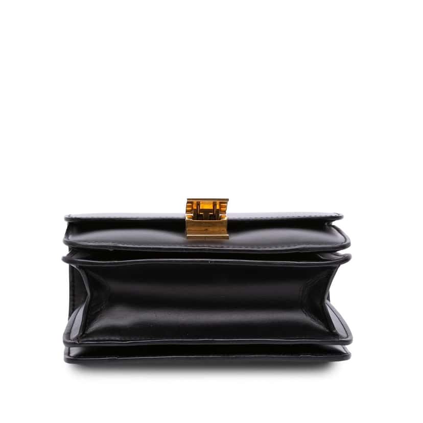 Celine Small Calfskin Classic Box Black Leather Good condition - Inside View